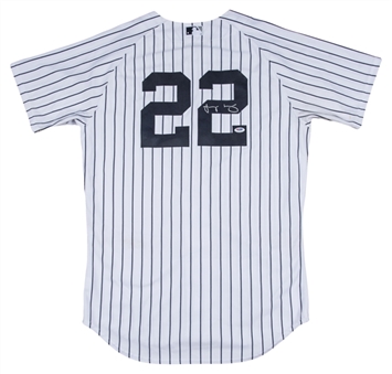 2015 Jacoby Ellsbury Game Used & Signed New York Yankees Home Jersey Used on 7/9/15 (MLB Authenticated, Yankees-Steiner, PSA/DNA)